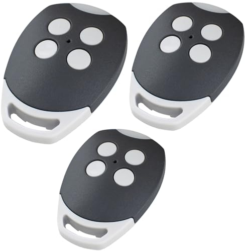 Telecomando per Cancelli, Telecomando per Porta Del Garage Per Ditec 433,92 MHz GOL4, BIXLG4, BIXLP2, BIXLS2, Telecomando Cancello a 4 Canali Sett di 3