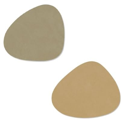 Lind DNA Glasuntersetzer Curve 11x13cm Herbal Dust/Khaki 992099