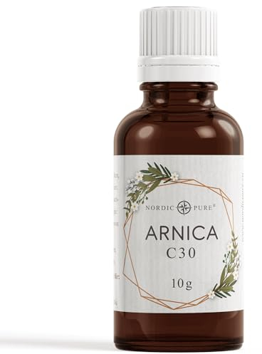 Arnica C30 Streukügelchen von Nordic Pure | Made in Germany in Apotheker Qualität | 10g ca. 1250 Streukügelchen