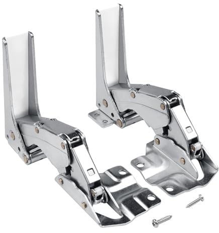 Kühlschrank Scharnier Türscharnier Geeignet für Bosch Siemens Miele AEG Neff Gaggenau 00481147 481147, AEG Electrolux 407131425/8 Miele 5546050 Gefrierschrank Einbau Kühlschrank Beschlag