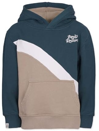 Band of Rascals Kinder Kapuzenpullover Wave aus Bio-Baumwolle, Racing-Green-Clay, Gr. 146