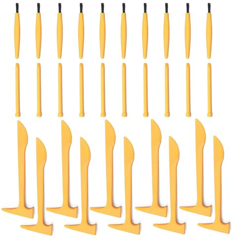 30 Pcs Dino Fossils Dig Kit Digging Hammer Chisel Brush Archaeological Excavation Tool Kit Science Kits for Girls Boys