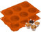 Melearch 2PCS Moule Silicone Patisserie, 6 moules à Cupcakes pour la cuisson, moules à muffins en silicone antiadhésif pour Gâteaux, Tartelette, Brownies – Sans BPA et passe au lave-vaisselle