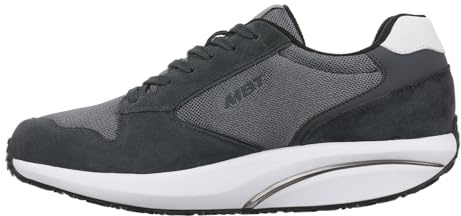 MBT-1997 Classic II Men's Casual Sneakers Modern Style. Anatomical and Comfortable Sneakers. Physiological Footwear Comfort and Stability with Curved Sole. Sneakers with Lace-up. Grey