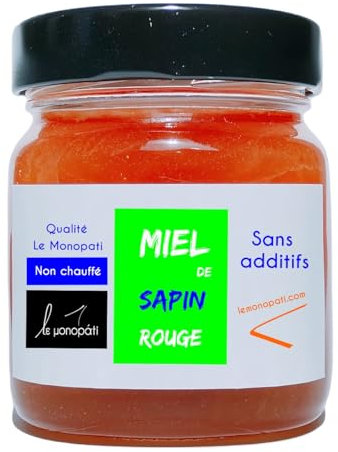 Miel de qualité Le Monopati (2x250g, Sapin Rouge)