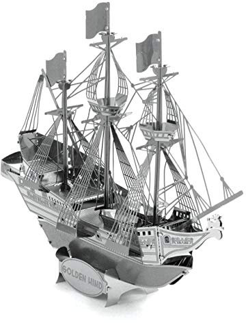 Metal.Earth Golden Hind Metal Ship Model - Detailed Scale