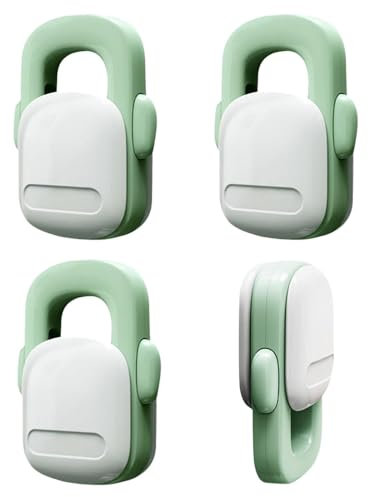 Herdschlösser Kindersicherung,Kindersicherung für Kühlschrank, 4er-Pack kindersichere Ofen- und Herdschlösser, Hitzebeständige Spülmaschinenschlösser, Kindersicherung, kindersicherer Backofen, Kühlsch