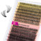 Faisceaux de cils Wispy 300PCS Cils en grappes 30D 40D Cils en grappes 9-16mm Extensions de cils en grappes Cils individuels Cils doux Cils en grappes avec bande fine Faux cils (D-Mix9-16mm)