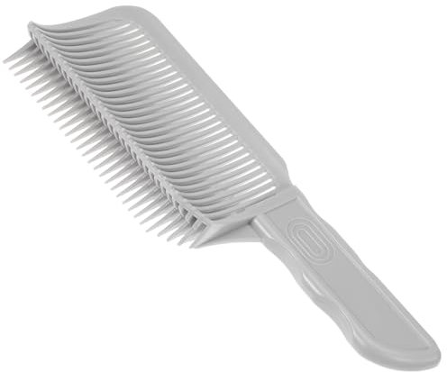 Ipetboom Peigne De Coiffure Professionnel Pour Homme Outil De Coupe à Dégradé Et Peigne à Plat Pour Salons Et Barbiers Design Ergonomique Et Durable Gris