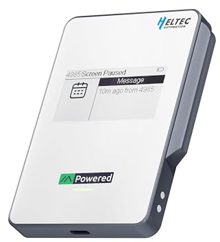 Heltec MeshPocket Qi2 - Power Bank Magnétique Compatible Meshtastic & LoRa avec Écran E-Ink nRF52840 et Puces SX1262, Charge Sans Fil 10 000 mAh/5 000 mAh pour Urgence Extérieure