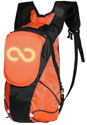 Générique LED-Rucksack für Motorrad – beleuchtete Fahrradtasche | Rucksack mit großer Kapazität für Reisen, Wandern, Fahrrad, Stadtsport, Damen