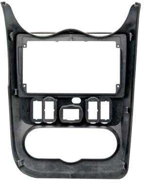 LTQSIV Stereo Panel Frame 2 Din Car Radio Fascia For DACIA For Duster For Logan 2008-2012 Double Frame Adapter CD Panel Dash Trim Bezel(Black)