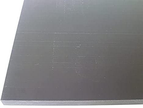 B&T Metall Hart PVC schwarz Platten 15,0 mm stark im Zuschnitt Größe 200 x 350 mm