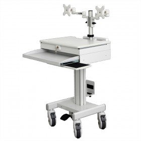Secomp ROLINE Mobile PC-/LCD-Arbeitsstation, höhenverstellbar