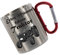 Crealuxe Edelstahltasse mit Karabiner - Echte Männer fahren Traktor - 330ml, Tasse bedruckt, Kaffeetasse, Bürotasse, Metalltasse mit Name