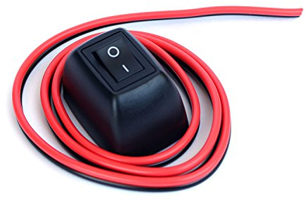 Ytian Auto DIY Schalter Paste Typ Knopf Schalter OFF/ON DC 12V/24V Für Nebelscheinwerfer, DRL, LED Lichtleiste, etc.