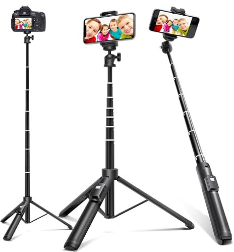 Perche à Selfie Extensible 101,6 cm avec Bluetooth, trépied de téléphone avec déclencheur à Distance sans Fil Compatible avec iPhone XS Max XR 8 7 6 6s Plus, Android, Samsung Galaxy, Gopro et Plus