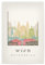 artboxONE Poster 30x20 cm Städte Vienna Skyline, Pastel - Bild Vienna Austria Cityscape