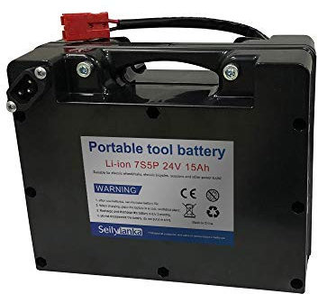 24V 15Ah 7S5P Li-ion batterie Dédié aux fauteuils électriques Batterie au plomb remplaçable 240 * 190 * 115mm