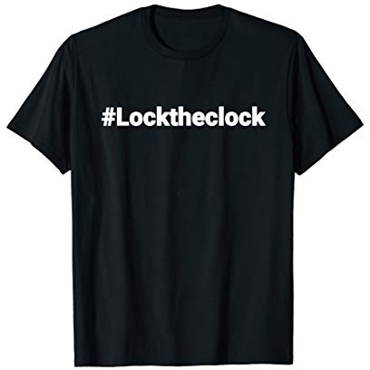 Sperren Sie die Uhr, keine Sommerzeit mehr. T-Shirt