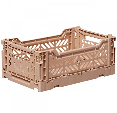 Ay-Kasa Mini Box Design Faltbox Spielzeugkiste 27 x 17 x 10,5 cm Farbe: warm Taupe