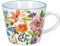 Gisela Graham Ceramic Mug - Bright Peonies - 31539
