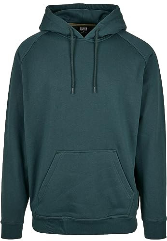 Urban Classics Herren Kapuzenpullover, Regulär, 65 Prozent Baumwolle, 35 Prozent Polyester, Bottlegreen, S