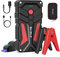 BIUBLE Booster Batterie 5000A 26800mAh, 12V Démarreur de Voiture Portable, Jump Starter pour Véhicule(Tout Gaz ou 8.0L Diesel) avec Lampe LED, Pinces de Sûreté Intelligentes, Sac de Transport