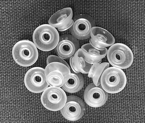TERF® Lot de 20 rondelles d'étanchéité M6 x 20 mm en PVC souple transparent pour toiture en tôle ondulée Sela Rondelle M6 (6 mm) x 20 mm pour protection d'étanchéité contre les intempéries