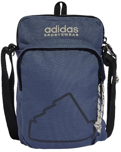 adidas Unisex Brand Love Print Classic Organizer, preloved ink/black/putty grey, One size