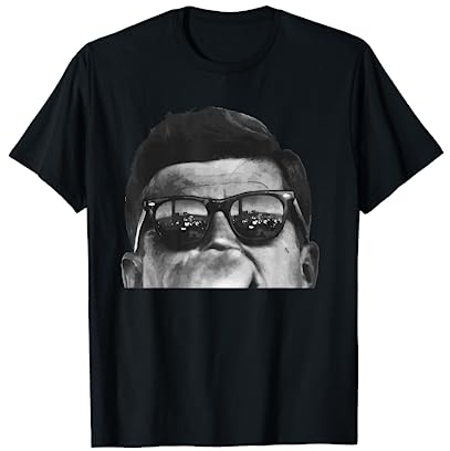 JFK John F Kennedy mit Sonnenbrille T-Shirt