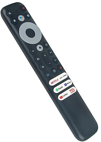 AULCMEET Telecomando vocale di ricambio ARC902V FMRH adatto per TCL TV 4K HDR con Gccgle TV 98C735 85C735 75C735 65C735 55C735 65P638 55P638 50P638 43P638 75P635 65P6 35 58P635 55P635 55P635 43P635