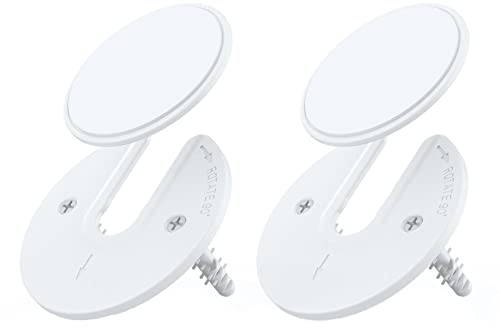 Wall Tablet Mount | Vridbar Köksskåp Tabletthållare - 90 graders rotation fast väggfäste för surfplatta för WIFI-routrar och e-läsare Skuda
