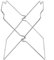 Support de Sac Poubelle Pliable en Acier Inoxydable avec Poignées de Suspension Pratiques pour L'élimination des Déchets de Table, Durable et Peu Encombrant, adapté à la Maison