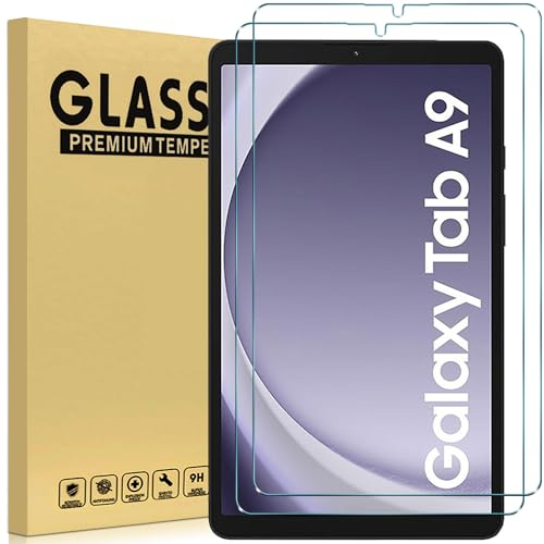 GOZOPO 2 Pack for Samsung Galaxy Tab A9 8.7 inch Screen Protector, HD Clear Tempered Glass Film
