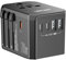 LENCENT 70W Reiseadapter Weltweit, Universal Reisestecker Weltreise Adapter mit 2 USB A und 3 USB C, Internationaler Steckdosenadapter für Japan Thailand USA England Australien(Typ A/B/G/I/D/I/L/M/N)