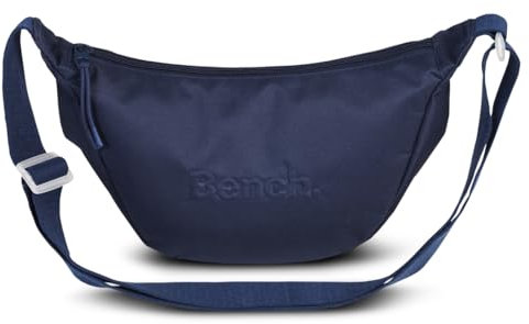 Bench Loft Girls Damen Crossbody Moon Bag Moon Umhängetasche Handtasche Schultertasche Crossbody-Tasche, blau, 34 x 18 x 9 cm