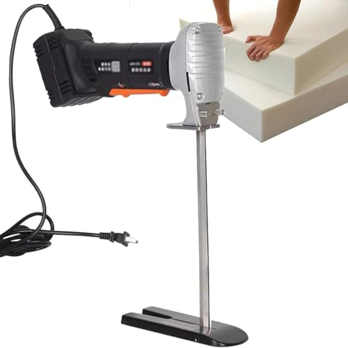 XNZJHPP Electric Handheld Sponge Saw,Sponge Hot Cutting Machine,Foam Knife Styrofoam Cutting Tool Kit for Garden Courtyard,Bevel Cutting Possible (15CM)
