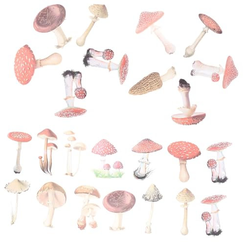 GARVALON Kleine Pilz-Aufkleber Für Jungen Und Mädchen Im Klassenzimmer Große Mengen Aufkleber Starke Haftung Für -projekte