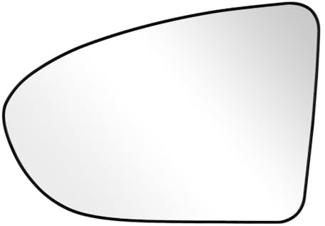 SENZEAL Spiegelglas Ersatz für Nissan Qashqai J10 2006-2013 Außenspiegel Glas Fahrerseite Beheizbar mit Trägerplatte 96302BR72A 96301BR72A (Links)