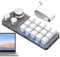 Huvqianu Clavier – Clavier mécanique programmable à une main, 15 touches, clavier macro multifonctionnel pour montage vidéo, ordinateur compatible avec PC