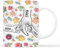 Cadeau Plus Mug Personnalisé Prénom - Mamie Maman Tenant Les Mains - Cadeau Mamie, Fete Des Meres Tasse, Mug Maman, Tasse Personnalisée Maman (Modèle 5)
