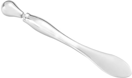 Augencreme Stift Augenmassagestift, Tragbarer aus Zinklegierung | Silber, Kompakt und Handlich, für Damen und Frauen, Augenmassage Roller