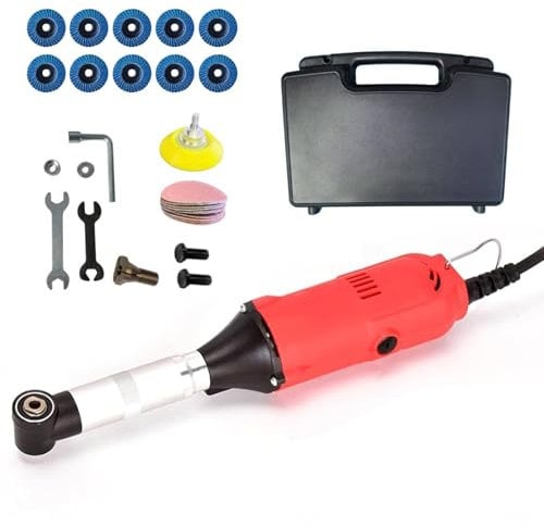 ZMJGLL Electric Tile Seam Cleaning Machine,350W Variable Speed Grout Remover Tool,15000RPM Rotary Tile Cutter w/Brush Cover, for Tile Cutting