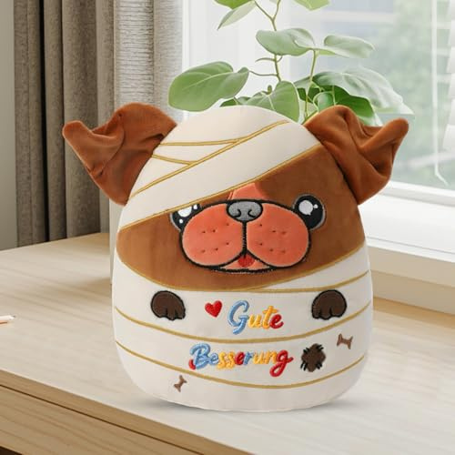 Gute Besserung Geschenke Kuscheltier Gute Besserung Hund Mutmacher Geschenk | Positive Geschenke Gute Besserung Kuscheltier Hund Get Well Soon für Patienten Kinder Erwachsene Erholung Geschenk