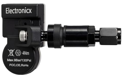Electronicx 1X RDKS Sensor kompatibel mit Citroen Jumper 2014-2021 vorprogrammiert 433MHz TPMS Reifendrucksensor Metallventil Einzelsensor Ersatz Alufelgen Stahlfelgen