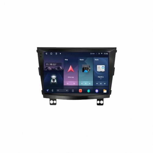 Gps Navigator Radio Sat Nav for SsangYong Tivolan Tivoli 2014-2017 Bluetooth Wifi 4G Dab+ Tpms Mirror Link, Bluetooth Handsfree/Phone Mirroring, Hd, 8 Core 8G+256G