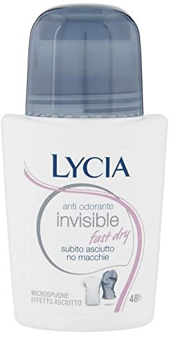 Set 6 LYCIA Deodorante Roll On 50Ml Bipacco Invisible profumo per il corpo