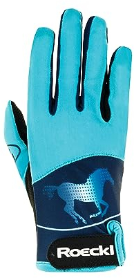 Roeckl Sports Reithandschuh Kansas, Kids Sommer Handschuh, Türkis 6