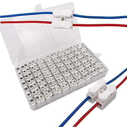 Senven 62 Morsettiera rapida 10 A, connettore rapido, connettore a molla, connettore morsettiera a morsetto cavo, illuminazione, alimentazione e cablaggio automobilistico Connection-50 pezzi CH2 12